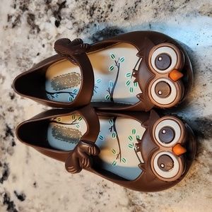 Mini Melissa owl Shoes size 7